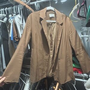 Women's tan blazer Jacket